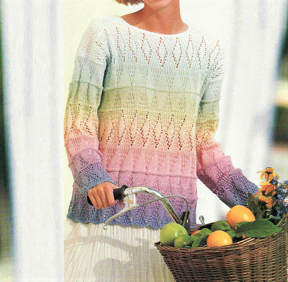 Из журнала по вязанию.