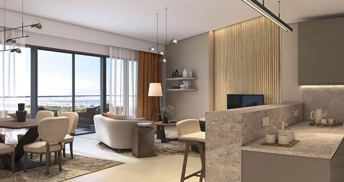 Новый жилой комплекс премиум-класса Golf Greens от застройщика Damac Properties станет частью роскошного утопающего в зелени сообщества Damac Hills, Dubai.-8