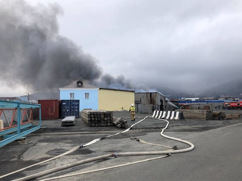 Пожар в Норильске