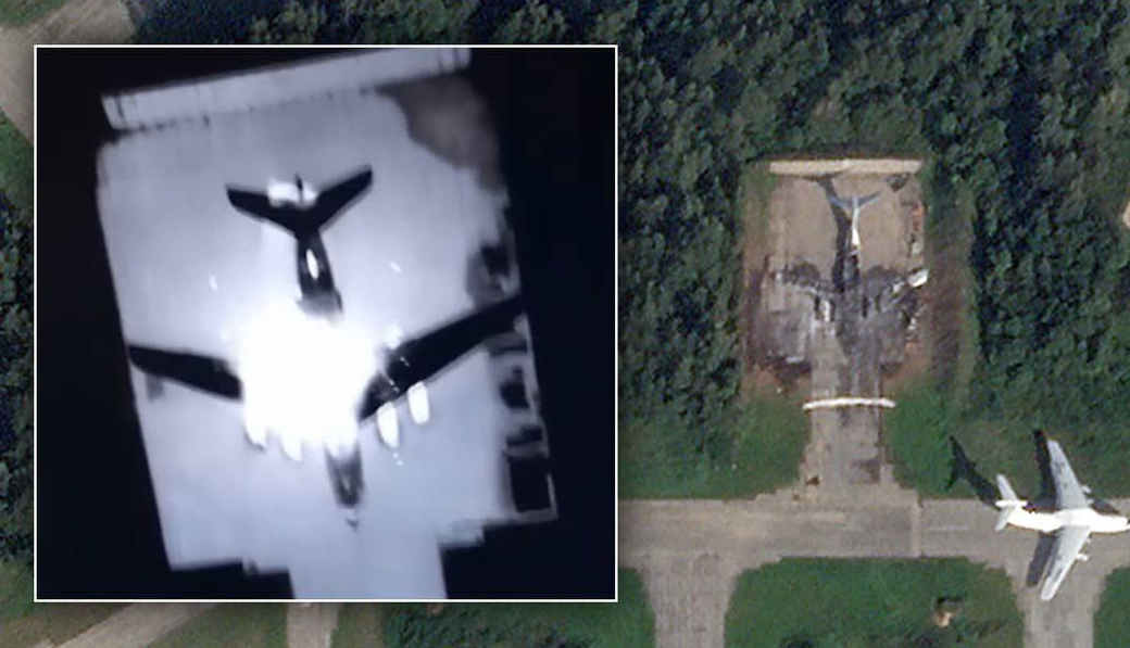 Нападение дронов на елабугу. Ил-76 Псков. Псков аэродром ил76. Кадры с беспилотника. Беспилотники атаковали аэродромы.
