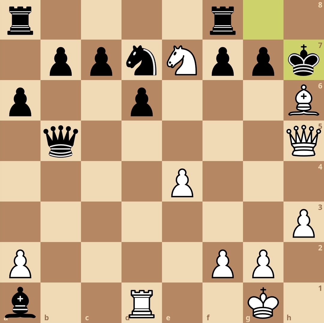 Ход белых. Мат в 1 ход