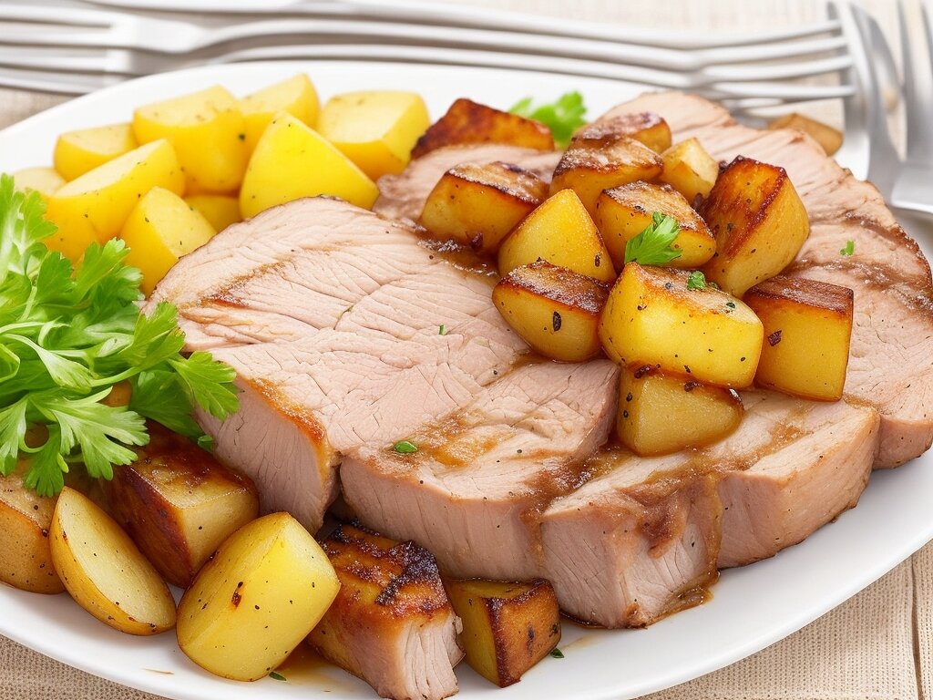 История возникновения жаркого из свинины с картошкой Жаркое из свинины с картошкой - это традиционное воскресное блюдо, популярное во многих европейских странах.