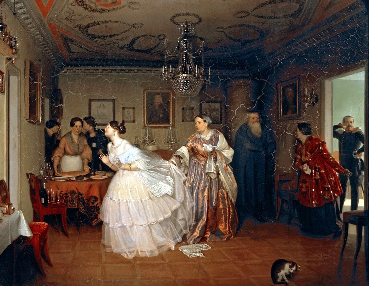 Павел Федотов «Сватовство майора», 1848 год