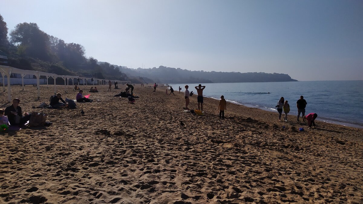 Пляж в Учкуевке