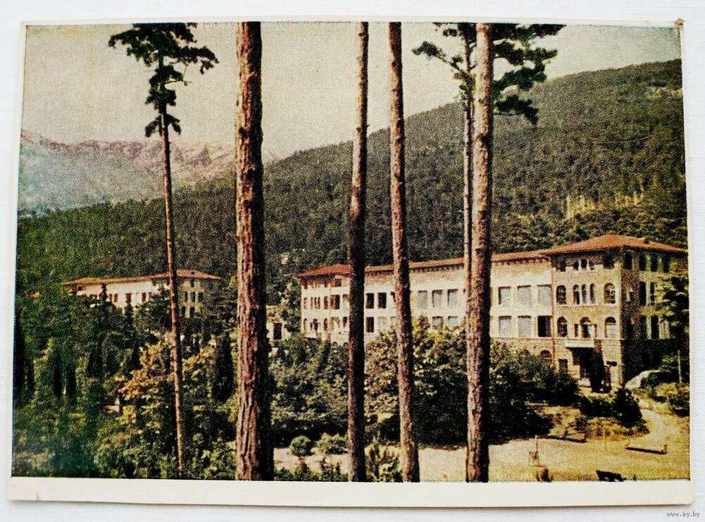 картинка из Интернета, открытка сан. Долоссы, 1953 год
