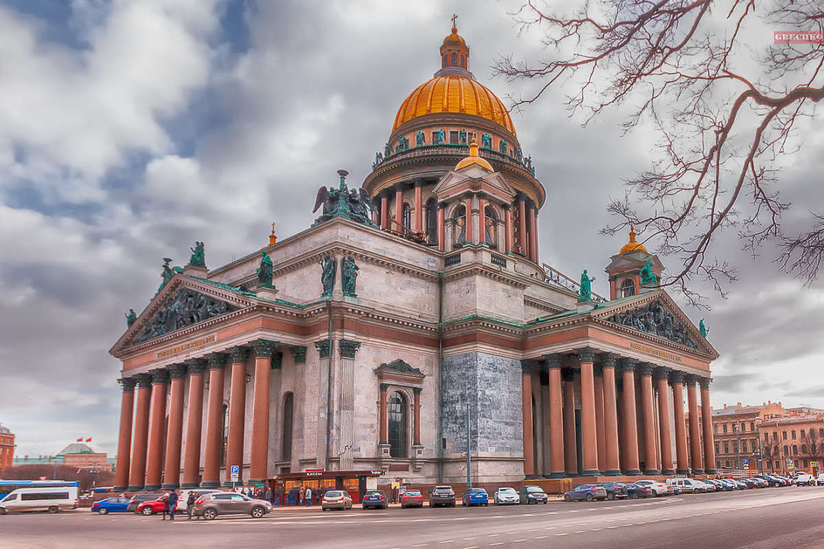 Фото Исаакиевского собора в Санкт Петербурге