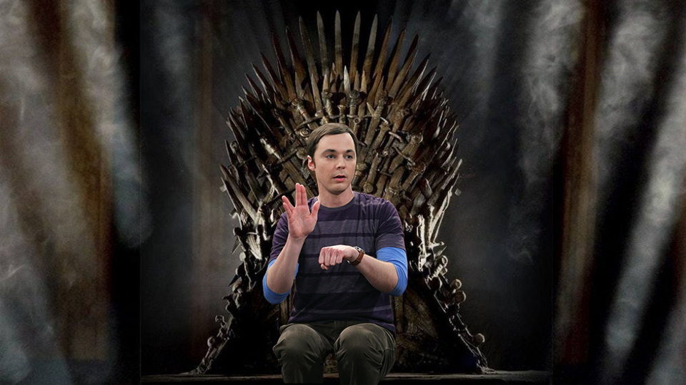 Иллюстрация «Теория Большого взрыва» & «Игра престолов»