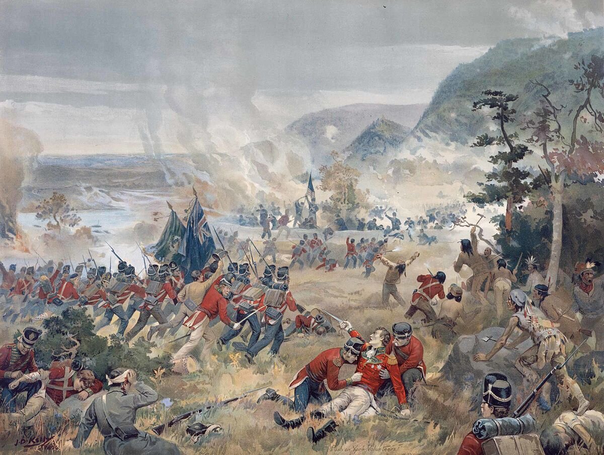 Битва на Куинстонских высотах, октябрь 1812 г.