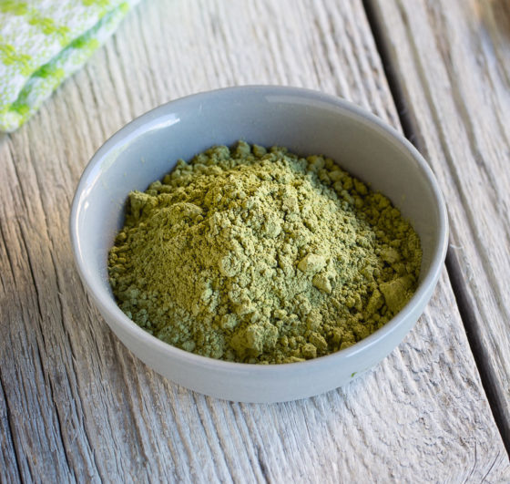 порошок зеленого чая