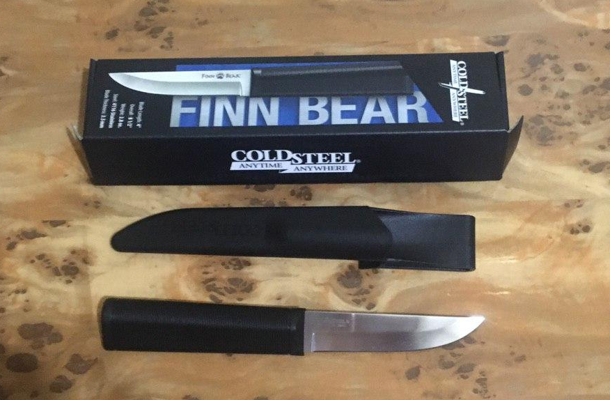 Здравствуйте, дорогие подписчики и гости канала! Сегодня мне хотелось бы поделиться впечатлениями о ноже Finn Bear от американской компании Cold Steel.-2