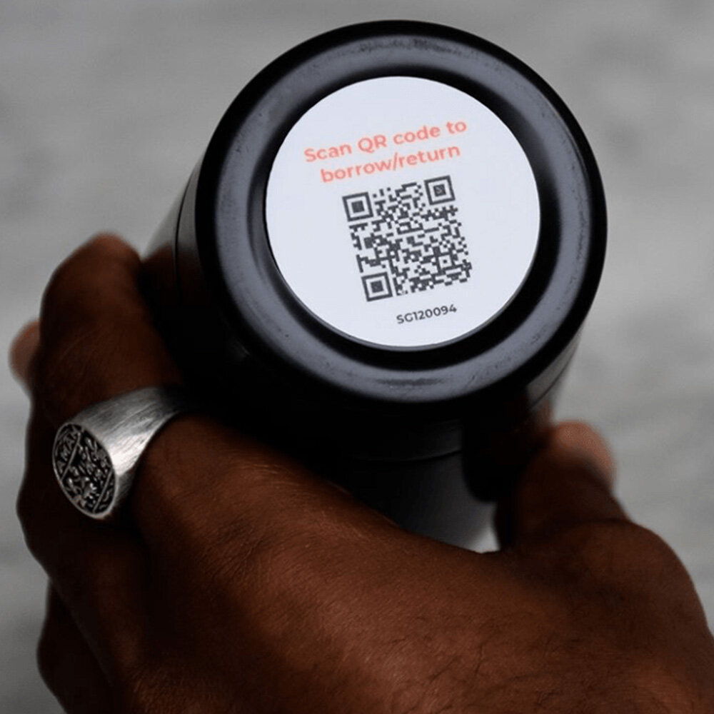 Стаканчик Muuse с QR-кодом