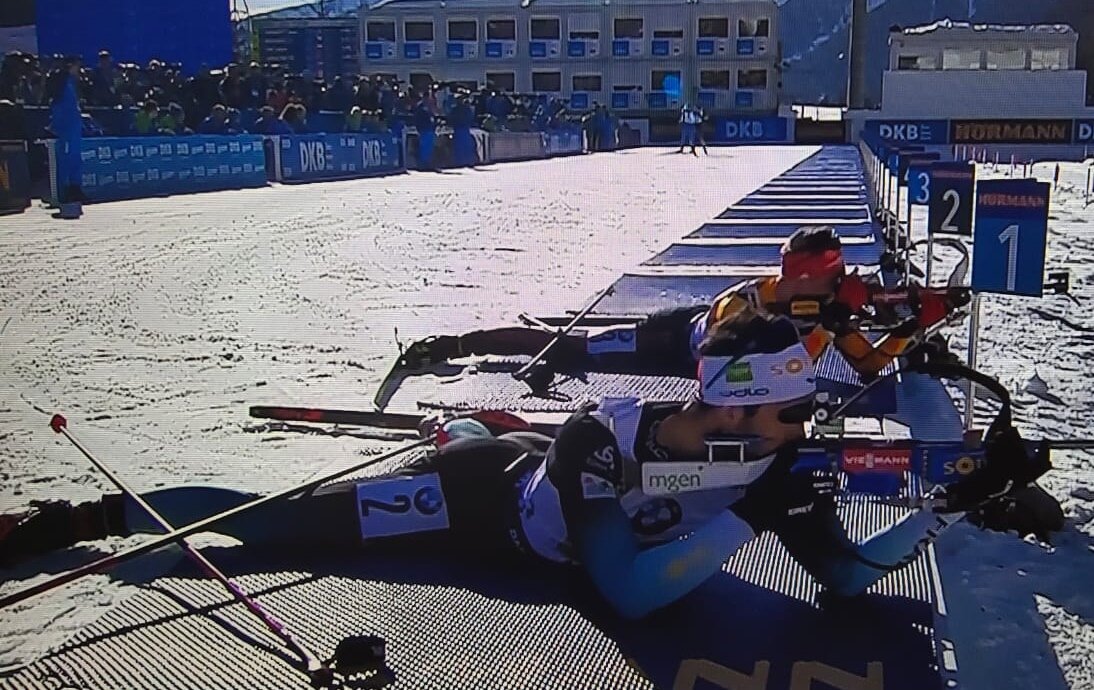 Мартен Фуркад. Стрельба лежа