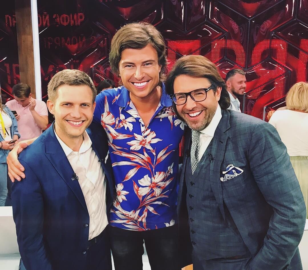 С Борисом Корчевниковым и Андреем Малаховым