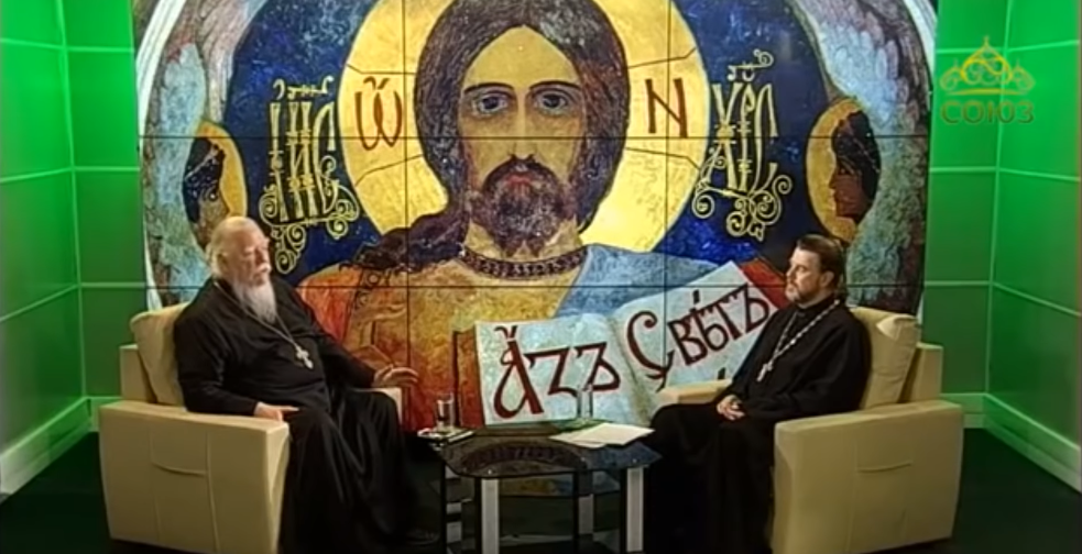 Кадр из передачи на телеканале "Союз"
