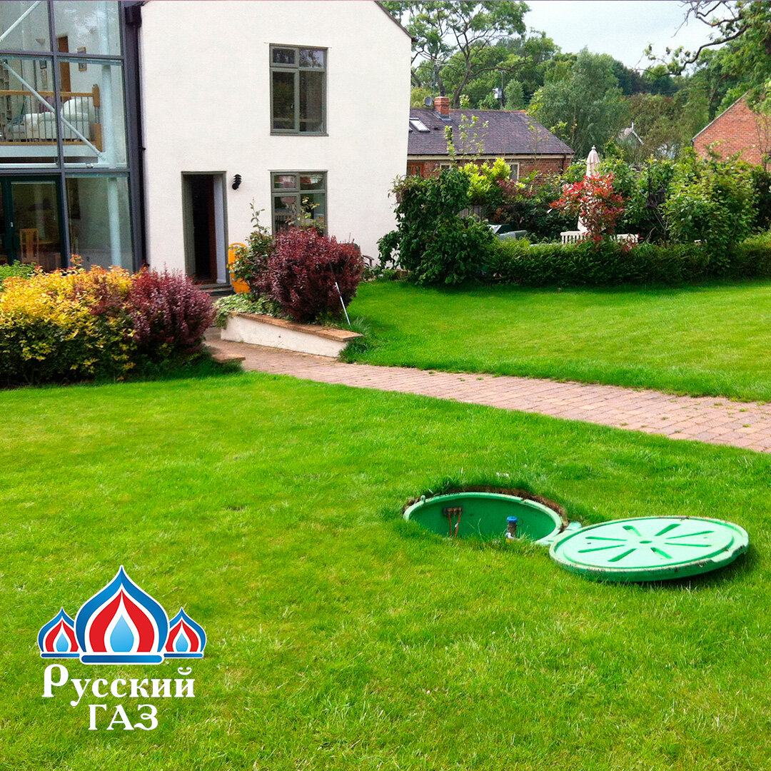 Расположение газгольдера в 10 метрах от дома.