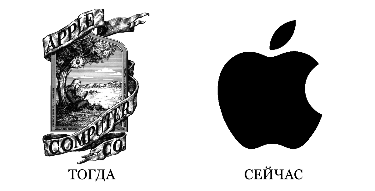 Эволюция логотипа Apple