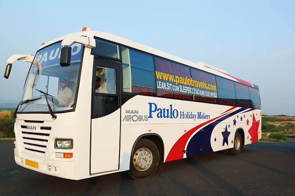 Автобус - слипербас фирмы  Paulo - Индия