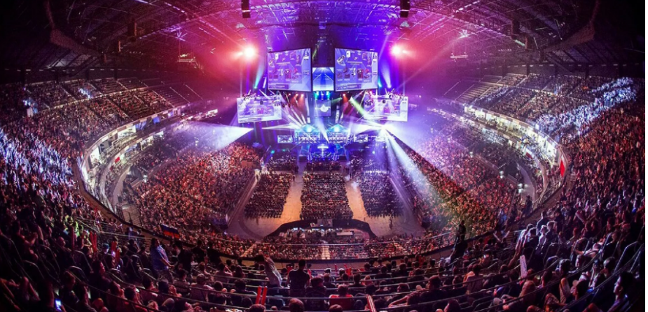 Как то так проходят мажоры в CS:GO.Очень атмосферно.
