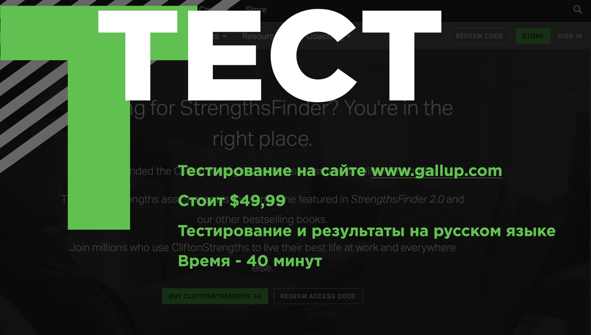 Как пройти тест Gallup StrengthsFinder | Алексей Баранов | Дзен