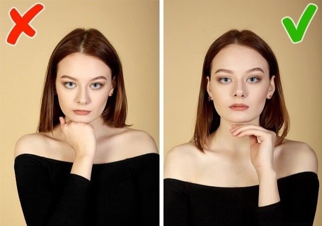 Расслабь мышцы лица. Не сжимай руку в кулак.