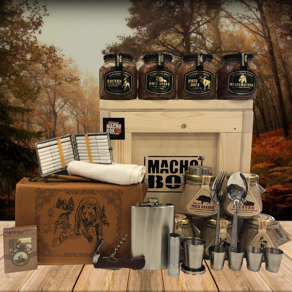 набор агента 007 одежда. подарочный бокс 90е. набор подарочный "рыбацкий". подарок охотнику. мачо бокс.