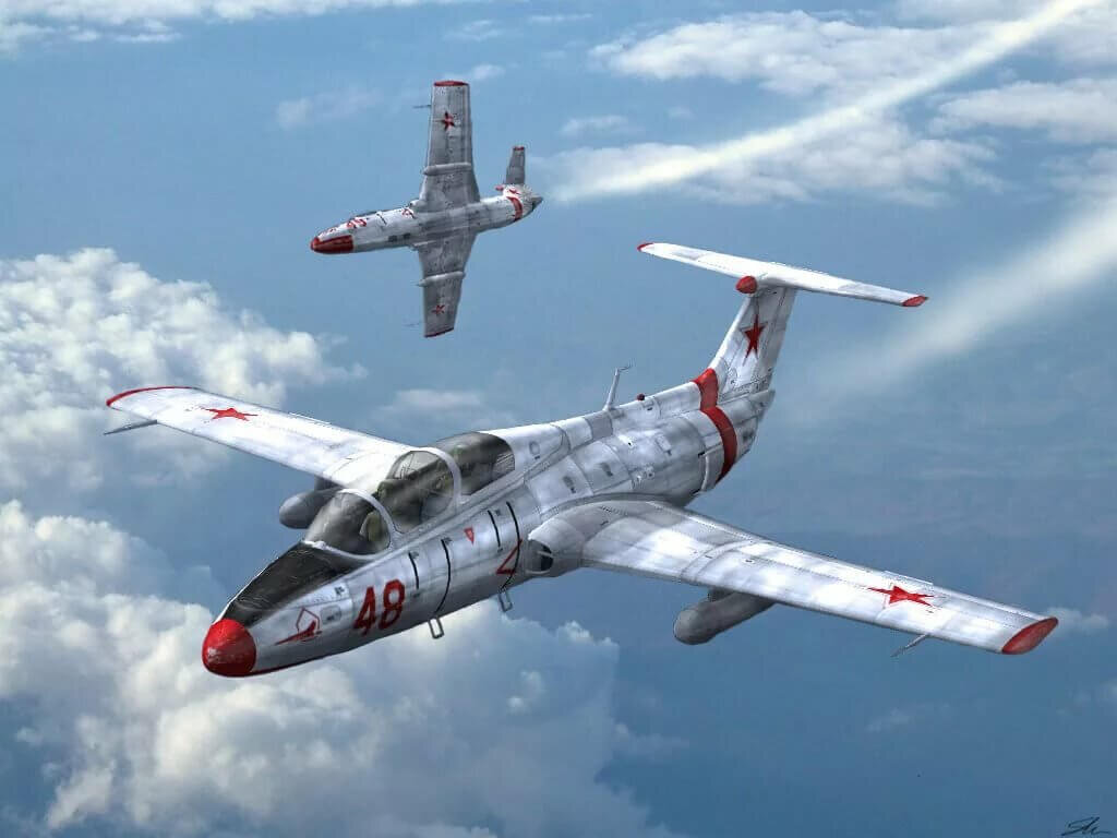 Реактивный самолет Л-29