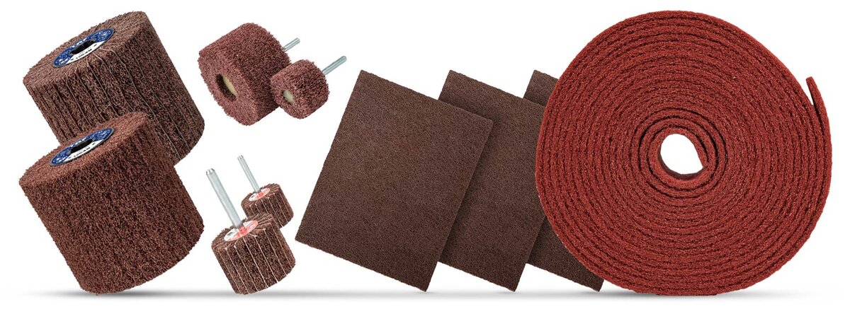 Изделия из нетканого  абразивного полотна