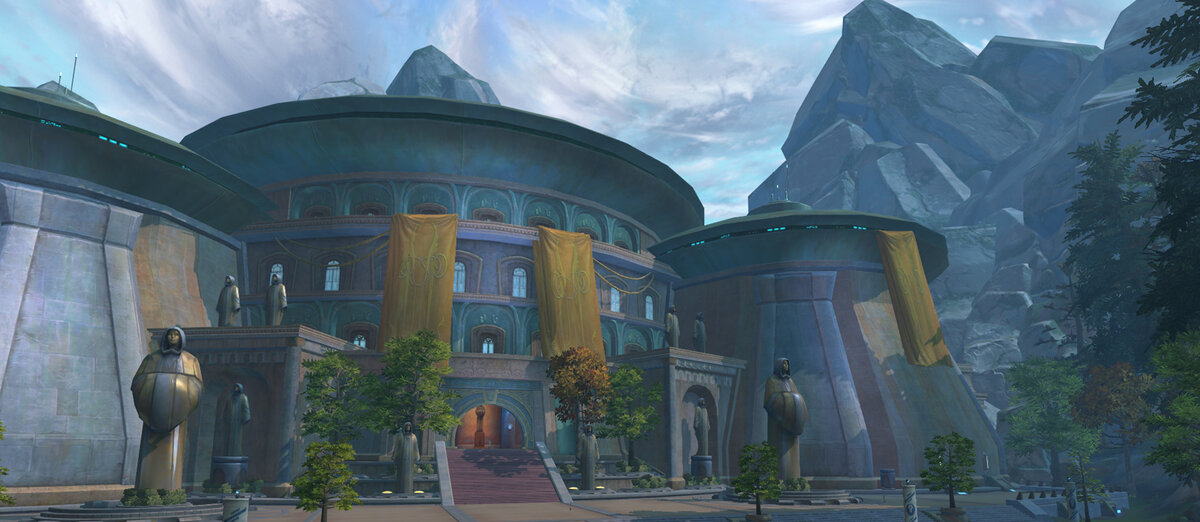 Jedi temple at Tython.
