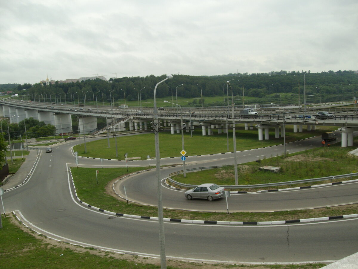 автомобильные развязки -гордость города.