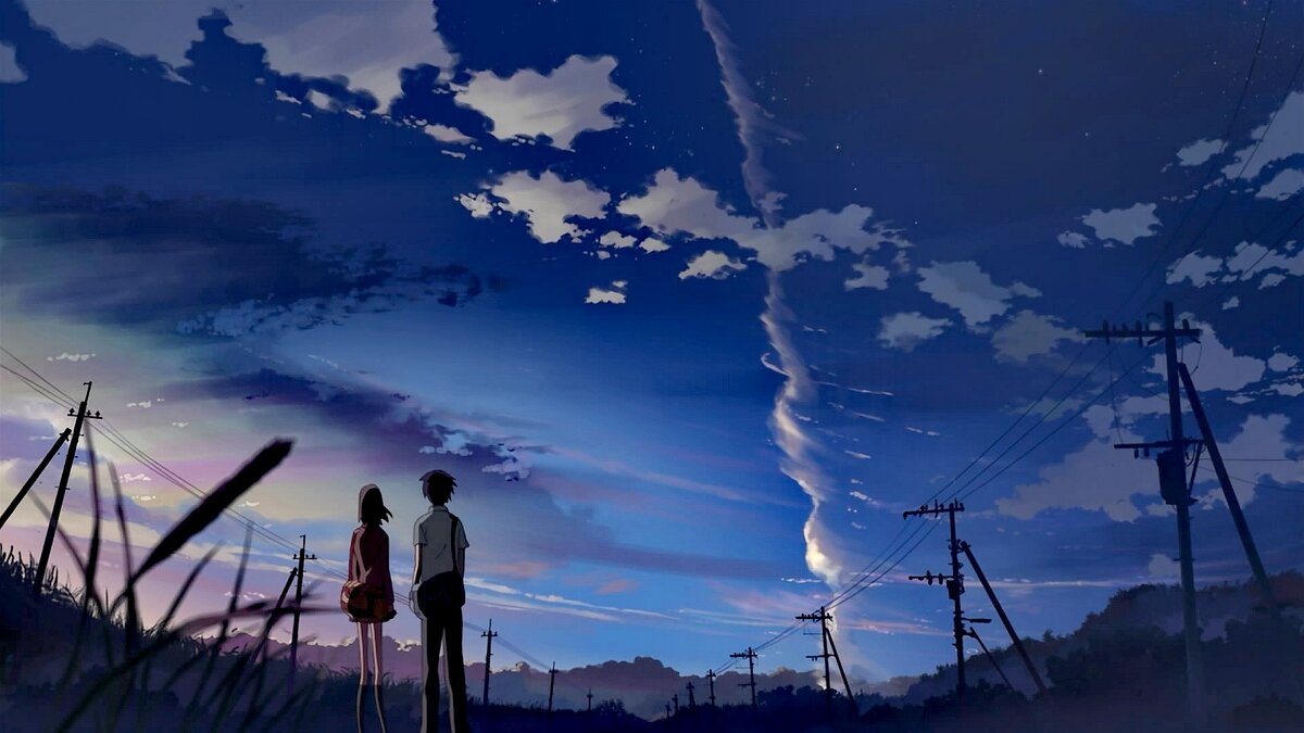Макото Синкай всегда уделяет внимание природе и окружающему миру своих произведениях