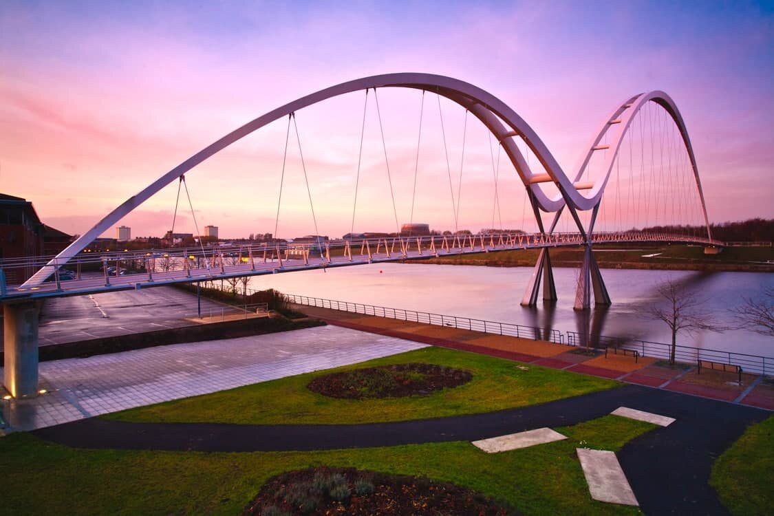 Мост бесконечности (Infinity Bridge), Стоктон-он-тис, Англия