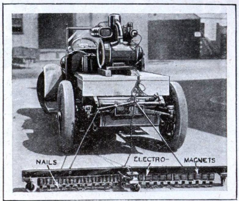 автомобиль с электромагнитом 
