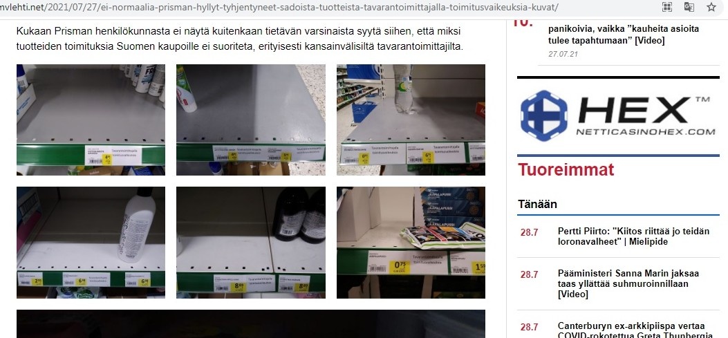 Фото: скриншот сайта mvlehti.net