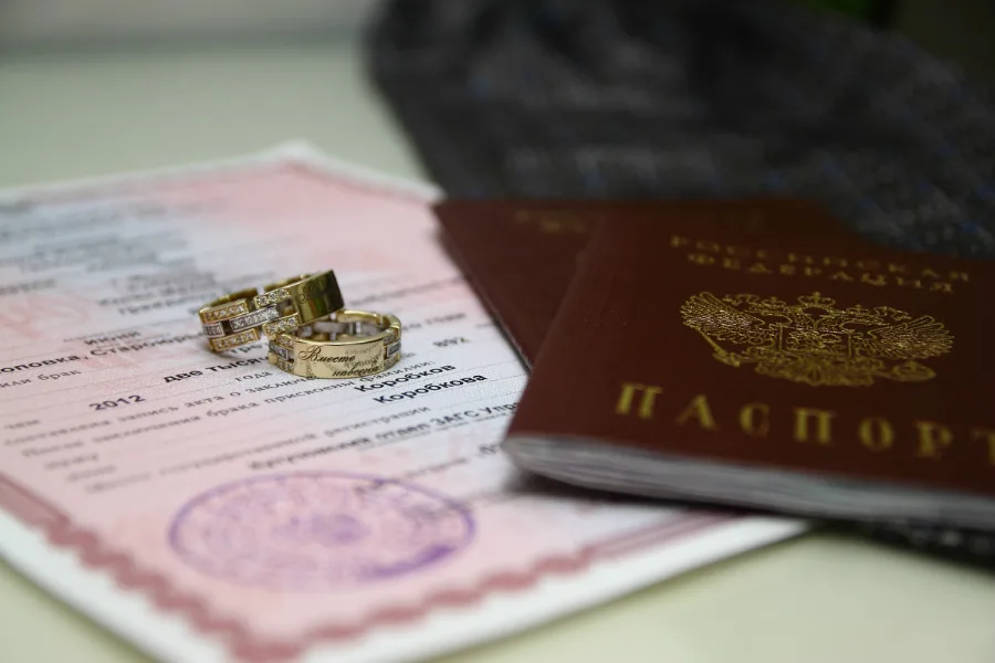 Паспорт и кольца
