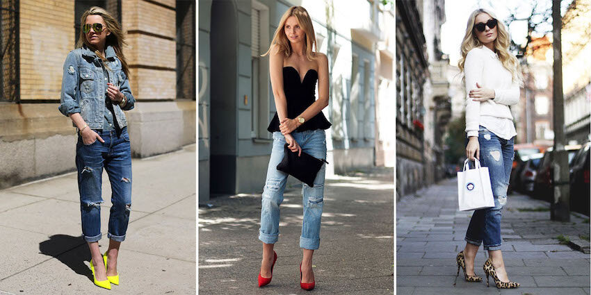 С чем носить джинсы бойфренды: универсальная модель для множества стилей