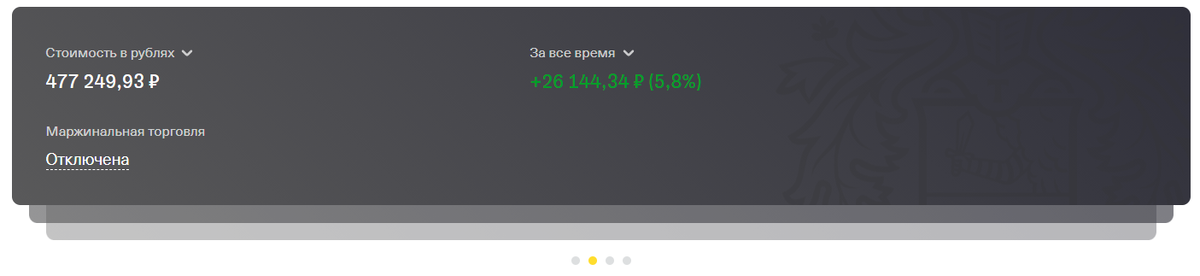 Основной портфель.