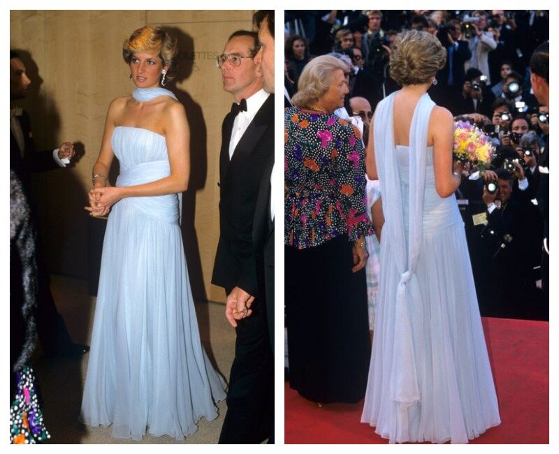 Диана В Голубом Платье фото 5