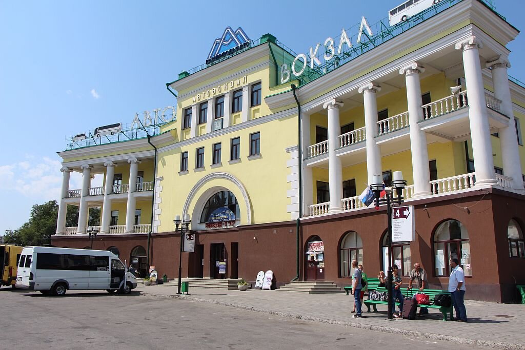Автовокзал в Пятигорске.