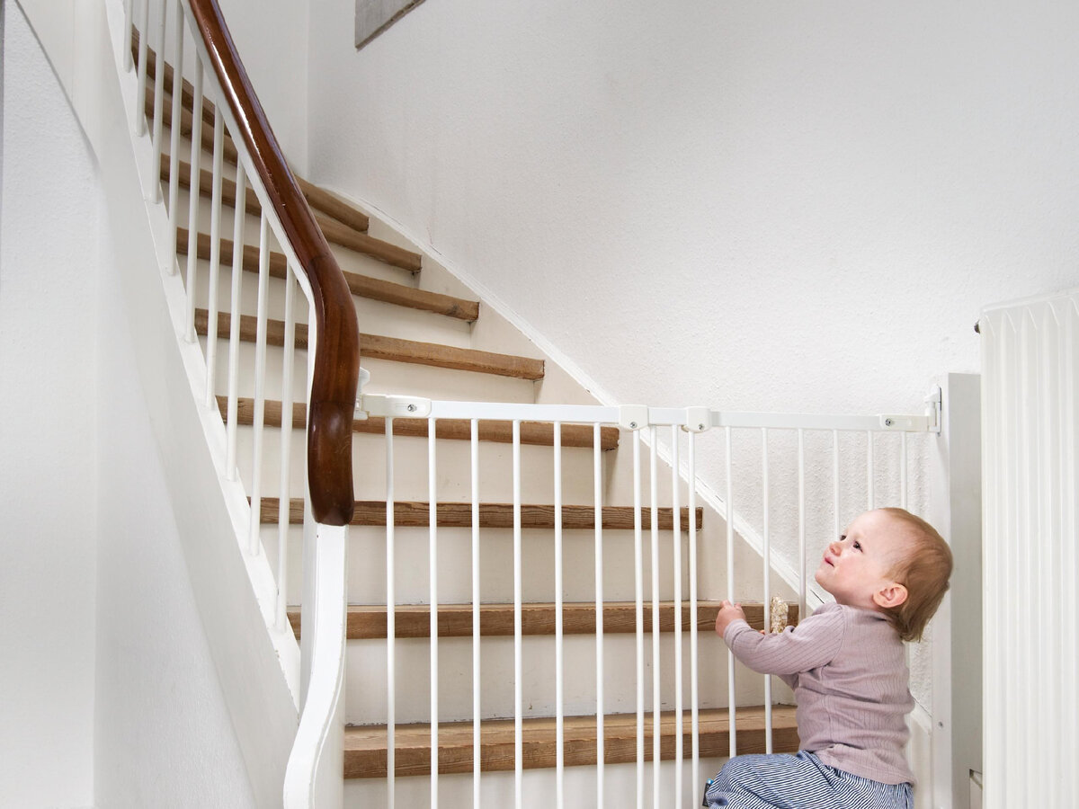 Защита на лестницу для детской безопасности