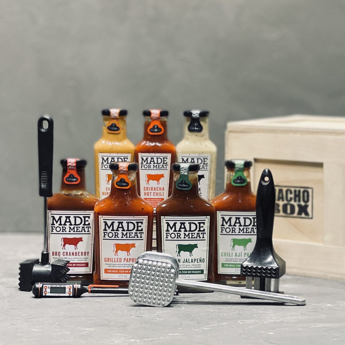 Подарочный набор "Стейк Box" от компании Macho Box