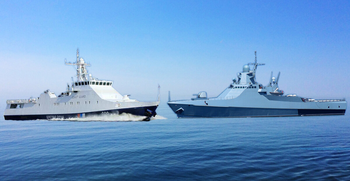 Патрульные корабли 22460 и 22160