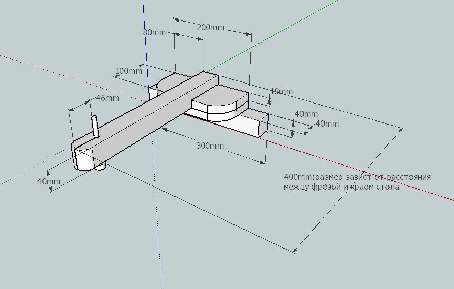 Пластина алюминиевая Woodwork RPW01 для крепления фрезера во фрезерный стол