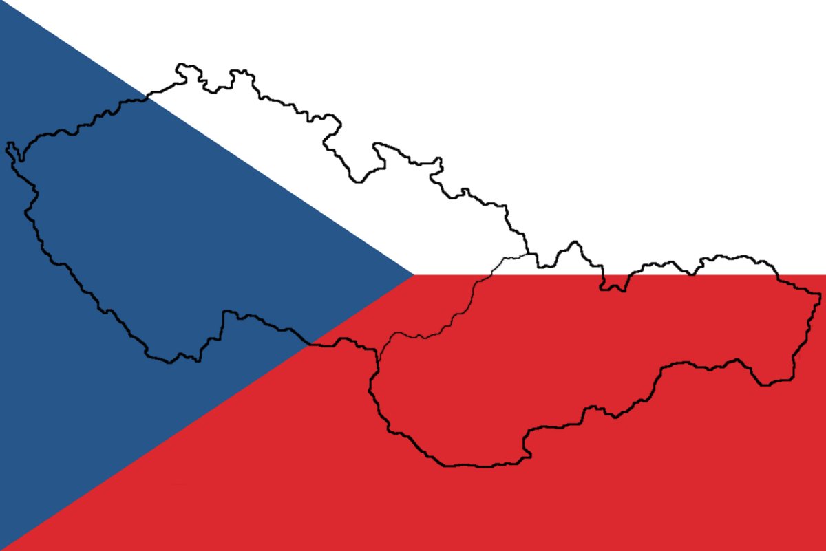 Новая чехословакия. Чехословакия 1993. Распад Чехословакии 1992 Словакия. Распад Чехословакии 1993. Флаг Чехословакии до распада.
