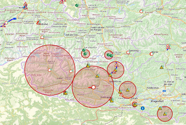 Ситуация на дорогах в Австрии