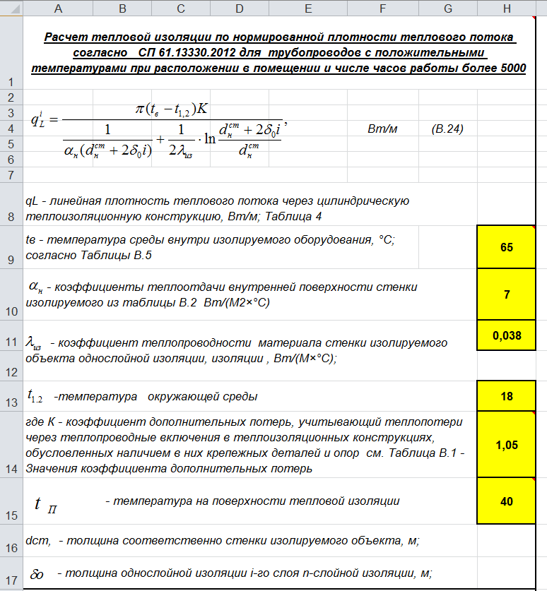 Коэффициент тепловых потерь