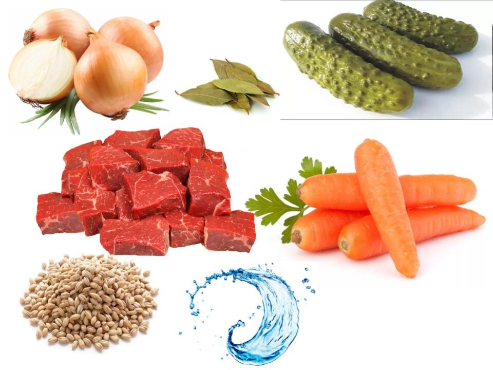 Начнем с простого, разомнемся! Какой суп можно сделать из этого набора продуктов?