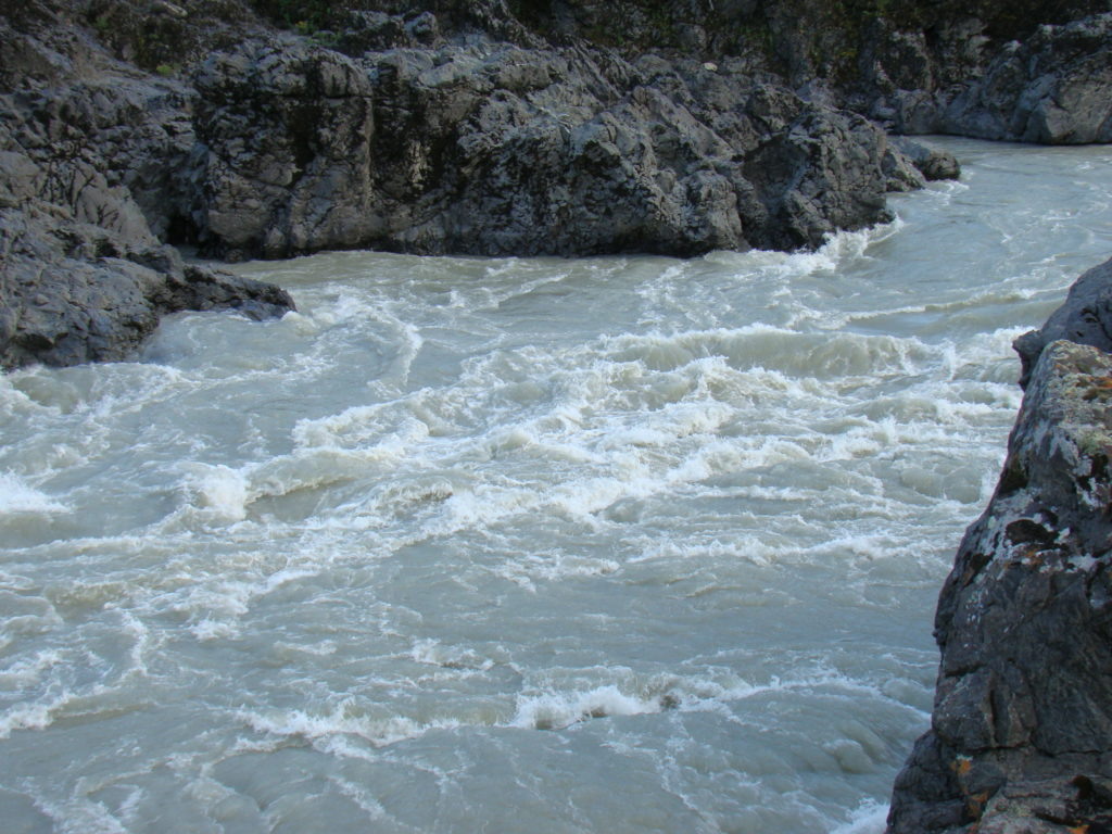 Шумит, бурлит Катунь, играет… Фото Алексея Полтева, июль 2008 г.