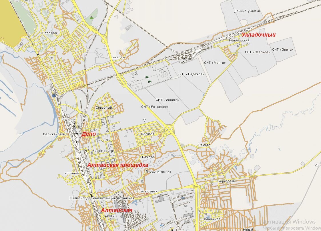 Спутниковая карта новоалтайска в реальном времени