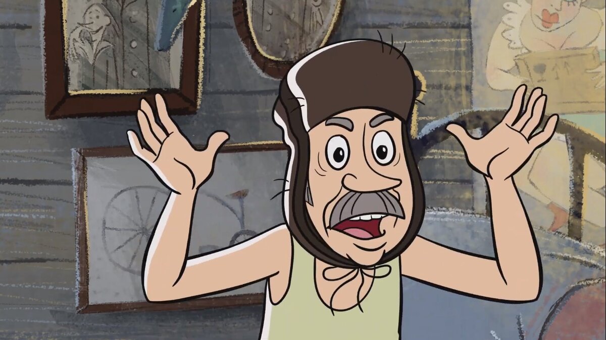 Кадр из "Простоквашина"