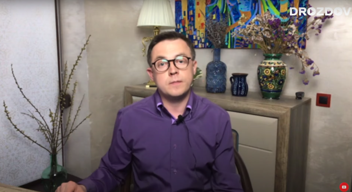 Дроздов в эфире своего видеоблога